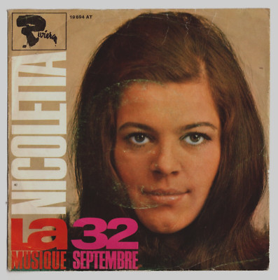 Vinyl-7''-Cover # only Cover # Nicoletta # La Musique # Riviera # 1967 # vg