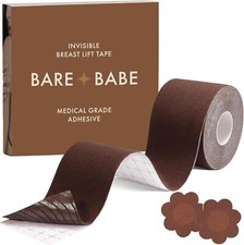 Boob Tape for Breast Lift - - 10 Satin Regular 2in , Cocoa