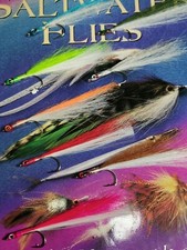  8x UK BASS SALTWATER FLIES surf candy  1/0,10cm fluo UV  sand ell Fly  PIKE