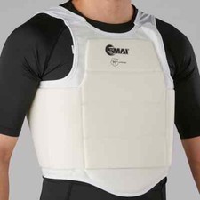 CORPETTO OMOLOGATO WKF BODY PROTECTOR PER KARATE SMAI PROTEZIONE ADDOME SHOTOKAN