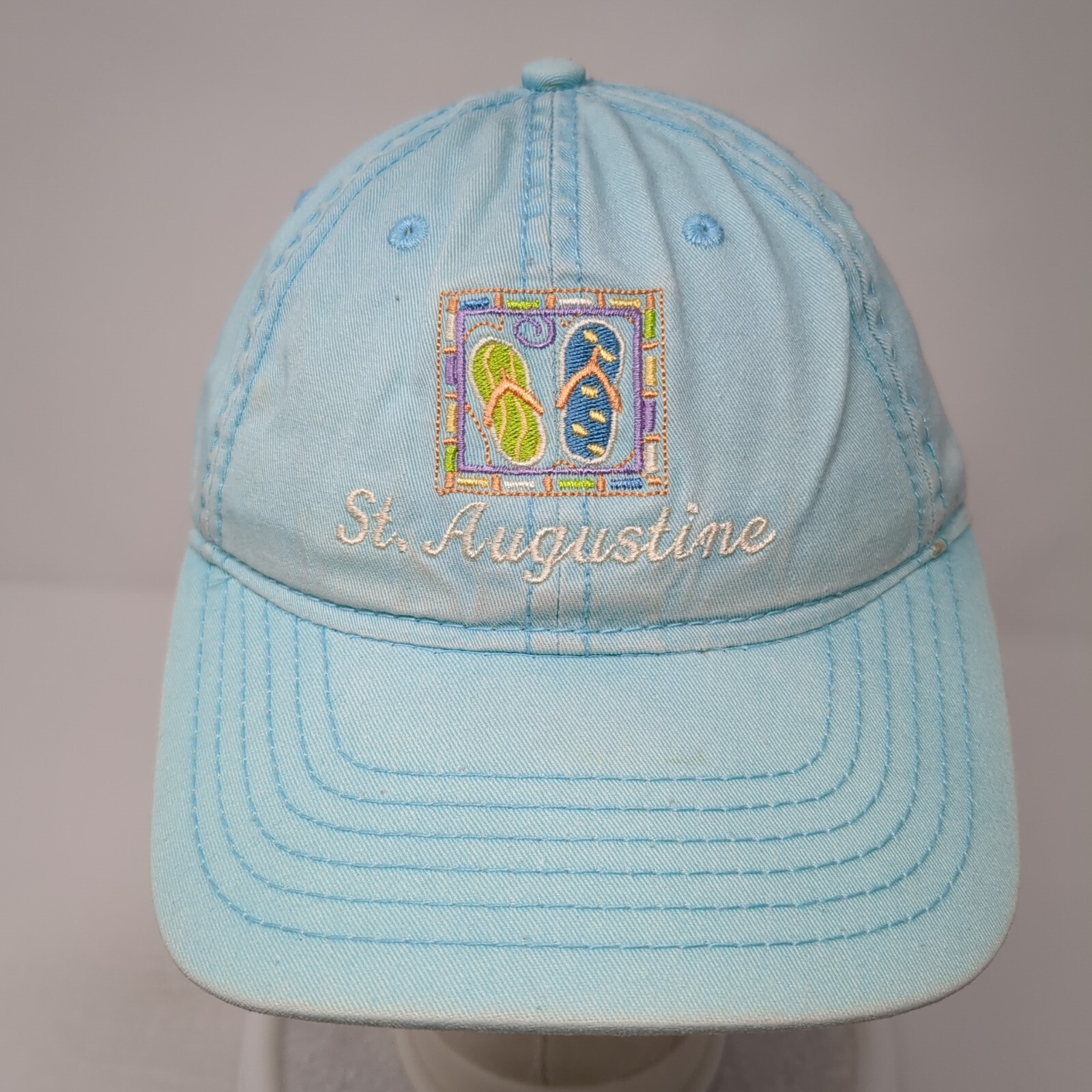 St. Augustine Strapback Baseball Cap Blue One Siz… - image 2