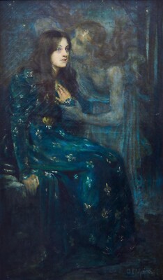 Gerald Edward Moira : The Silent Voice : 1892 : Archival Quality Art Print