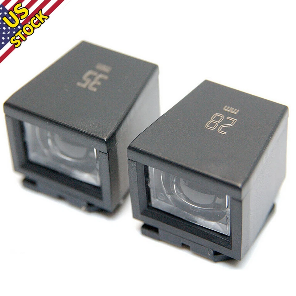 Visor de cámara de eje lateral óptico externo 21/24/28/35 mm para Ricoh GR Leica X Foto 3 de 4