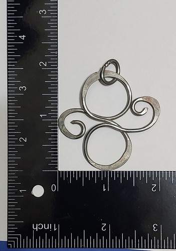 HANDMADE INFINITY LEMNISCATE FIGURE 8 WIRE PENDANT NECKLACE BRASS COPPER SILVER - Picture 9 of 12