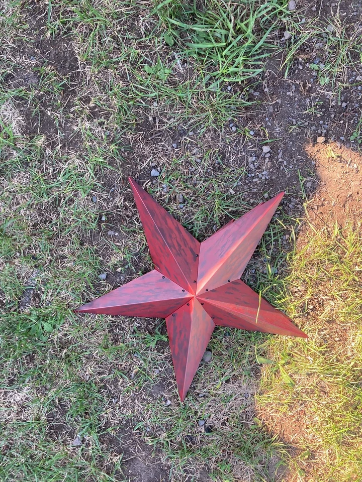 Juego de 3 Red Barnstars Foto 2 de 3