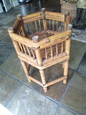 Vintage Bamboo Fern / Plant Stand