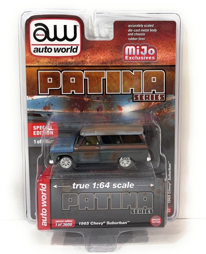 Auto World 1:64 Patina Series 1965 Chevy Suburban Weathered Rust Model CP7797-P3 - Picture 3 of 5