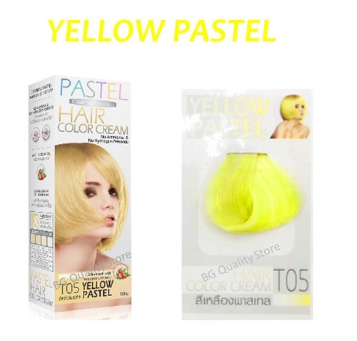 Tinte de cabello Carebeau PASTEL color crema gris ceniza azul púrpura rosa verde amarillo - Imagen 12 de 13