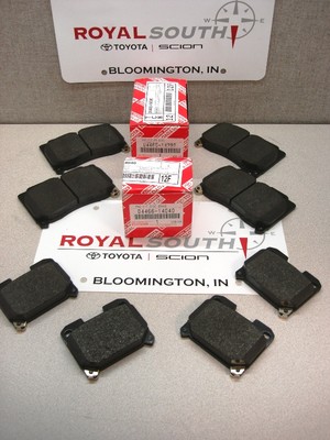 Toyota Supra Turbo Front & Rear Brake Pad Set and Shim Kit Genuine OE OEM