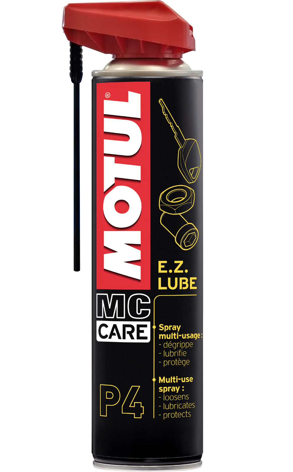 Motul P4 EZ Lube multi purpose protector Motorcycle bike 400ml spray lubricant