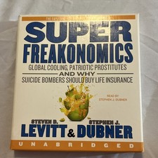 Super Freakonomics by Steven Levitt and Stephen Dubner Complete CD Collection