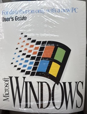 1993 SEALED Microsoft Windows 3.1 - User Guide, Six Floppy Disks + COA- NOS NEW