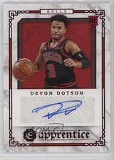 2020-21 Chronicles Excalibur Apprentice Signatures Red Devon Dotson Auto 1g4r