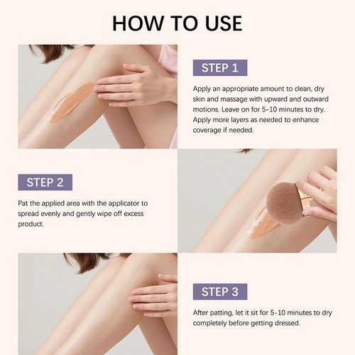 Beauty Body Coverage Perfector with Brush -High-coverage Natural Radiance 3.5Oz - Picture 8 of 18