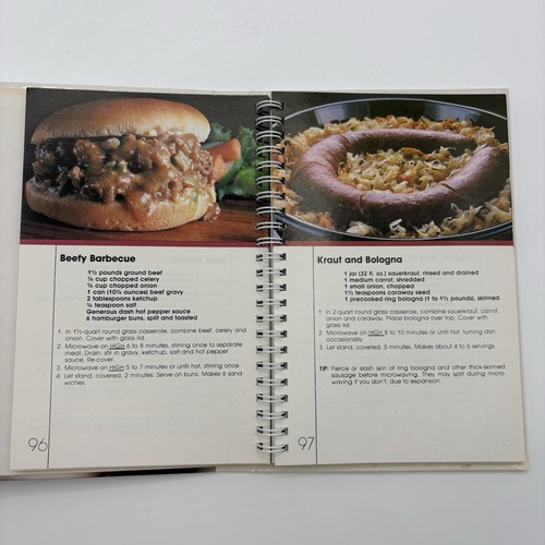 Vintage 1980 Cooking With Confidence In Microwave Cookbook Recipes Cook Book - Imagen 5 de 15