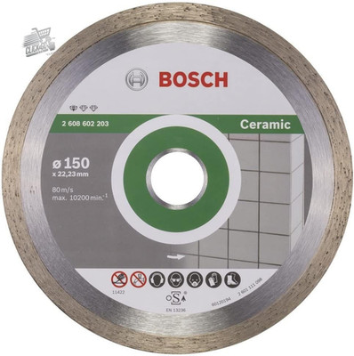 Bosch Professional Diamanttrennscheibe 150mm Keramik Fliesen Steinzeug Schmierstein
