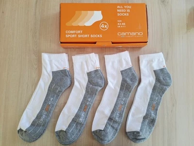 LOT DE 4 PAIRES DE SOCQUETTES TAILLE 43/46 MARQUE CAMANO - Photo 1/4