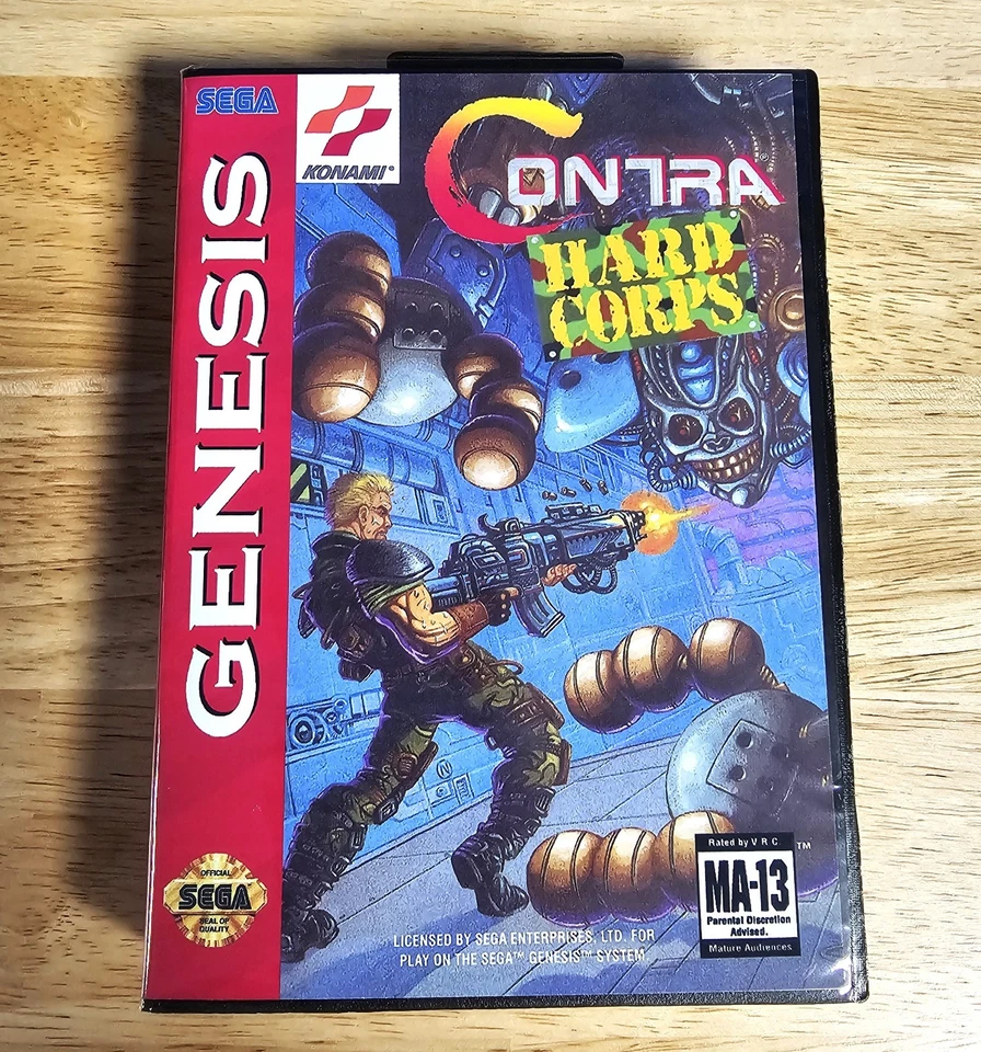 Contra - Hard Corps (Modified) Game, Manual, & Case for Sega Mega Drive Genesis - Image 3 of 4
