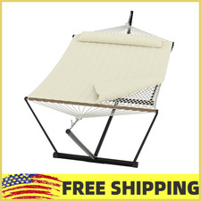 Heavy Duty Double Hammock with Stand   450 Lb...