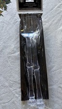 Serveurs à salade acrylique diamant accent traiteur coin neuf dans son emballage