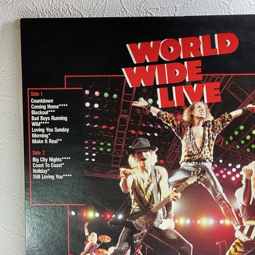 Scorpions – "World Wide Live" LP 1985 w/OBI,Poster EMI EMS-67178~79 Japan... - Picture 7 of 24