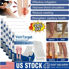 4 20 Vein Target Microneedle Patches Advanced Varicose Veins Treatment for Legs