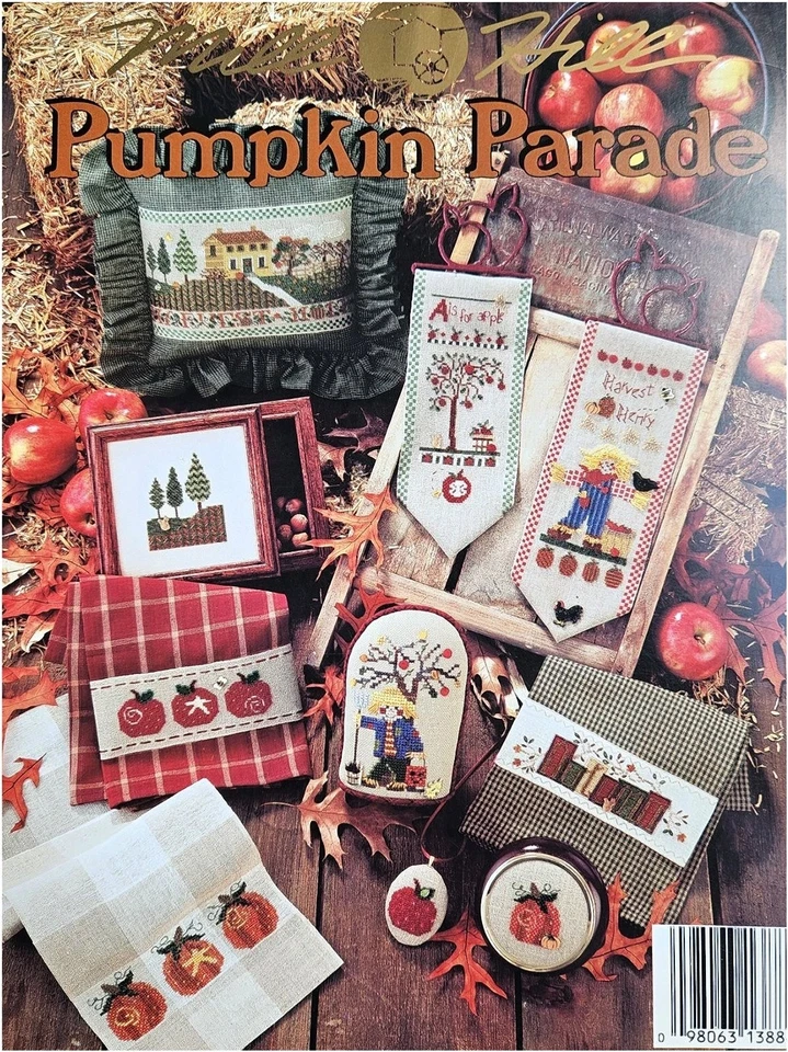 Mill Hill PUMPKIN PARADE 19 Cross Stitch Charts/Booklet Thanksgiving Halloween - Image 2 of 4