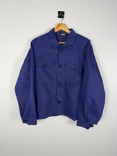 Sanfor Vintage 50/60s French Work Navy Blue Chore Jacket Size 46