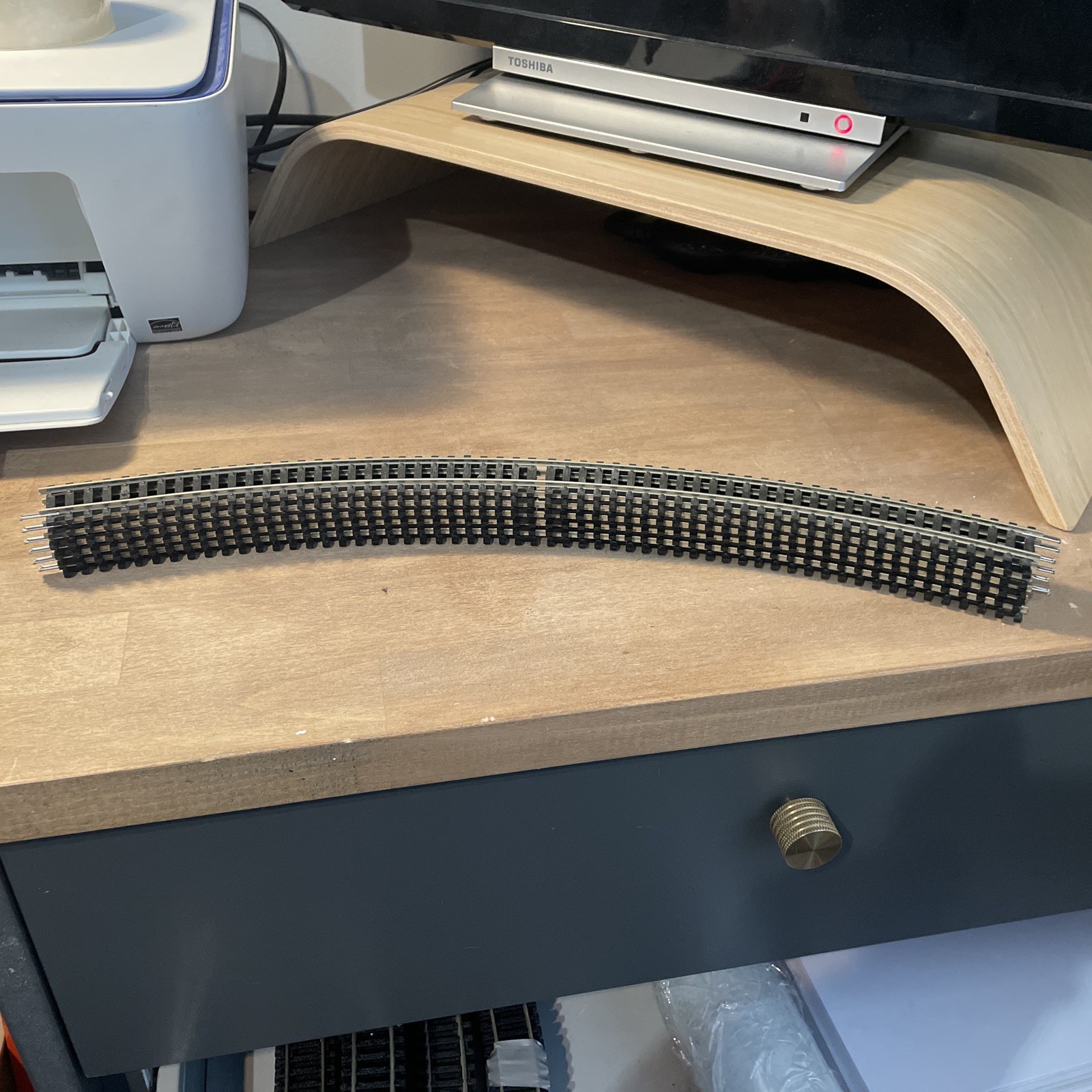 6 X Hornby R609 Third Radius Curves, OO Gauge Track