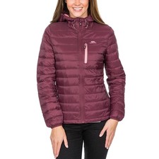 Image of Trespass Womens Arabel Hooded Packaway Down Jacket Coat