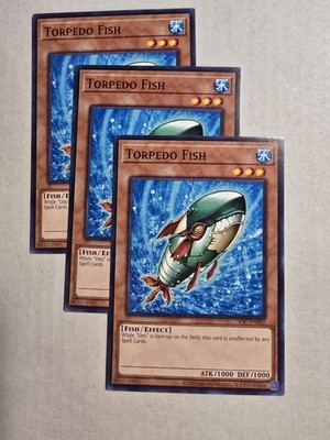 Yu-Gi-Oh! - TORPEDO FISH - IOC-EN082 - 25th - Unl. Ed. - NM/M X3