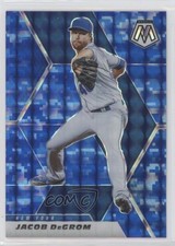 2021 Panini Mosaic Blue Camo Mosaic Prizm Jacob deGrom #97 8em