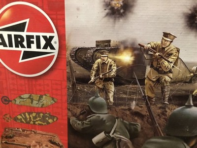 1/76 AIRFIX WW1 WK1 Western Front Battlefield Diorama Gift Set A50060 von 2010