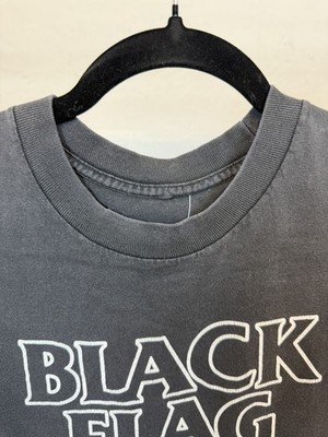 Vintage Black Flag Shirt Sleeveless Chopped Large Faded | eBay