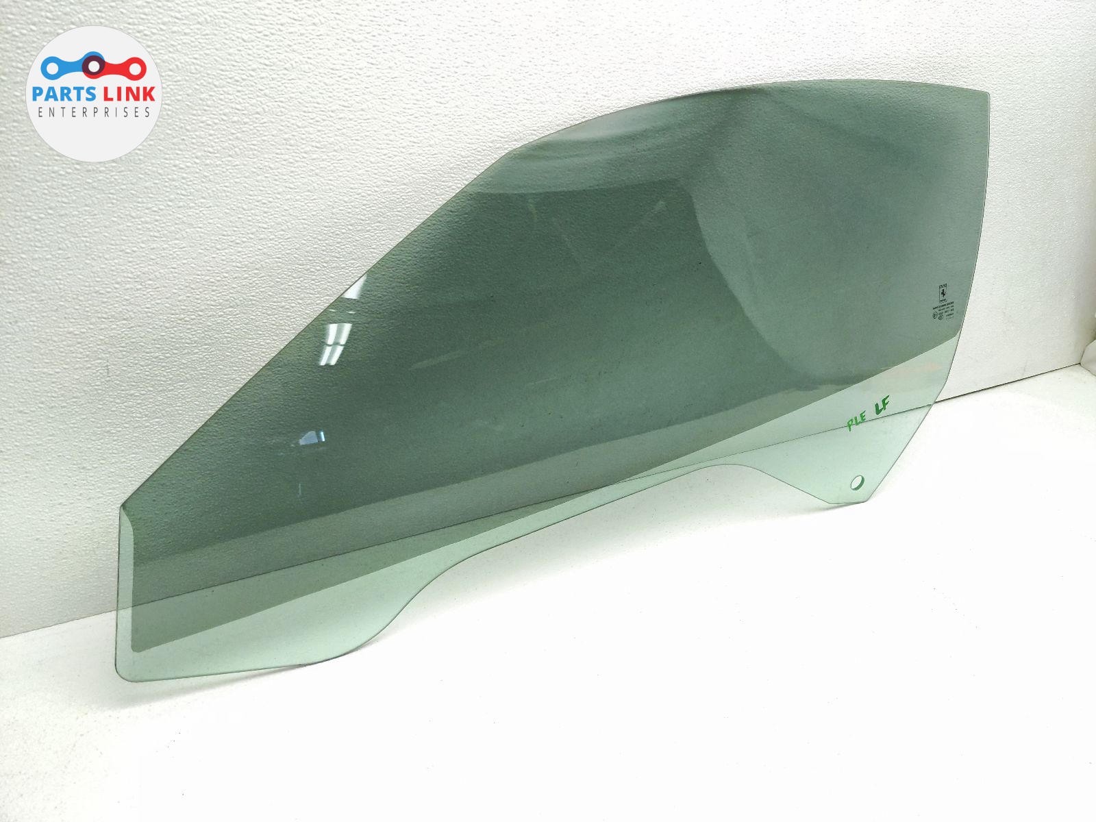 2008-14 FERRARI CALIFORNIA FRONT LEFT GLASS DOOR WINDOW DRIVER SIDE TINTED F149