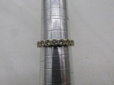 Vintage Sterling Silver Eternity Band Style Ring Sz 8 981