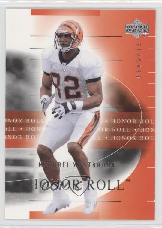 2002 Upper Deck Honor Roll Michael Westbrook #13 4p7