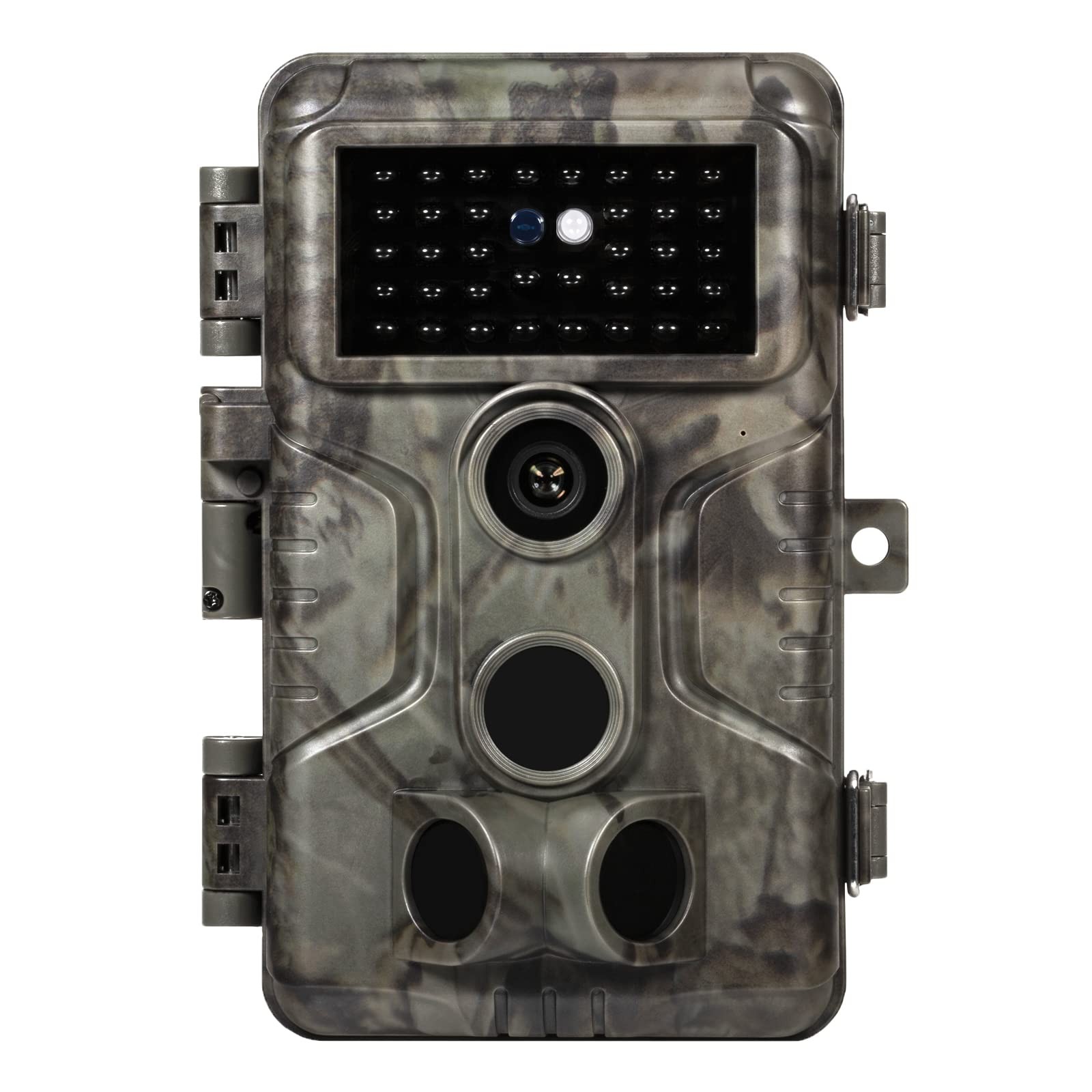 Trail Camera 48MP 1296p HD Video, No Glow Night Vision, 0.1s Trigger, Waterproof