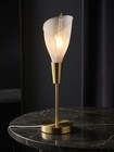 Calla Lily Table Lamp Hollywood Regency Style Vintage 80’s Retro Lotus Flower — photo 1