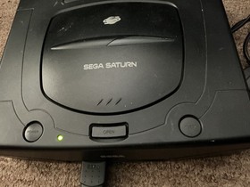 Vintge SEGA Saturn Home Console Black powers on Not fully tested Can&rsquo;t read disc