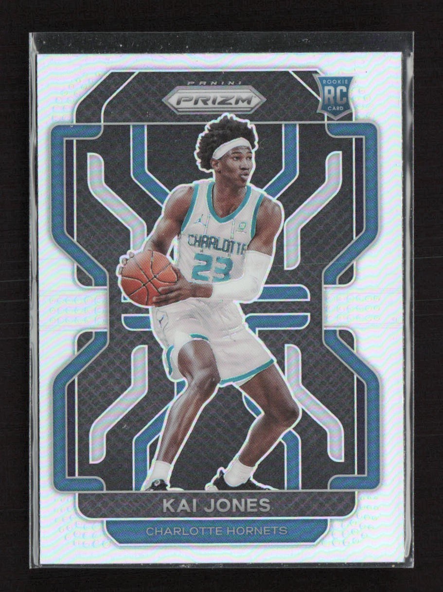 2021-22 Panini Prizm Silver #323 Kai Jones Charlotte Hornets Rookie
