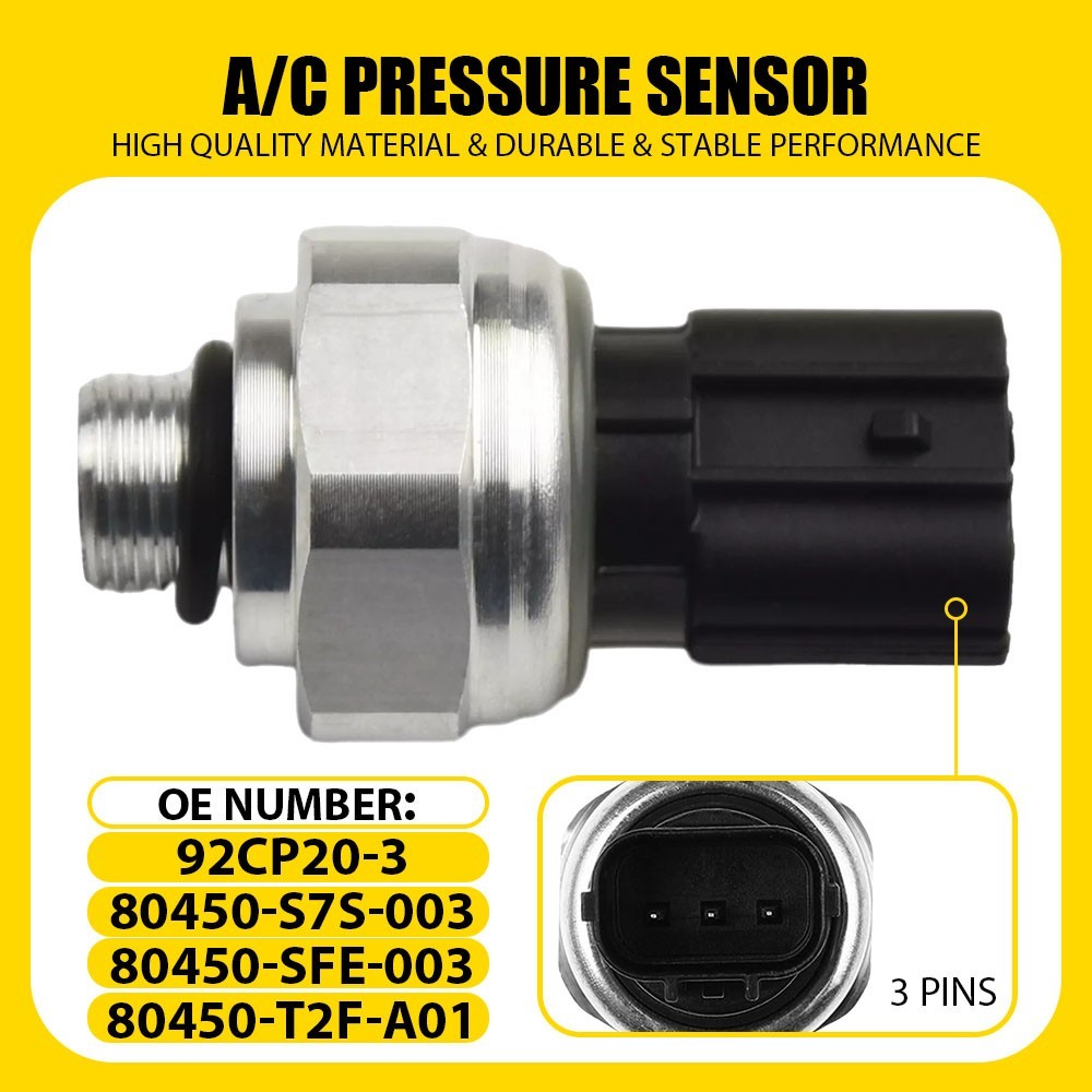 For Honda Accord Civic Acura A/C Pressure Sensor 80450S7S003 92CP203