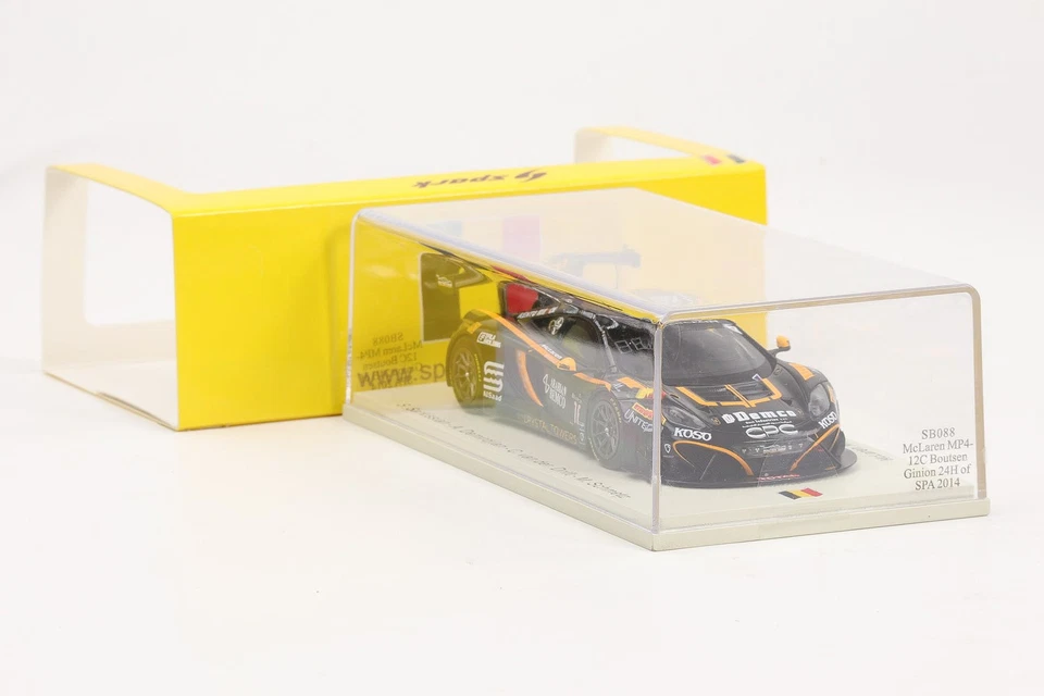 1:43 Spark McLaren MP4-12C Boutsen Ginion 24h Spa 2014 #14 SB088 - Imagen 4 de 4