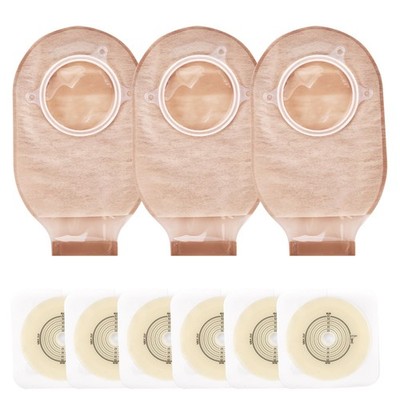 21 pcs ostomy Supplies colostomy Bags Two Piece Ostomy Drainable Pouches with...