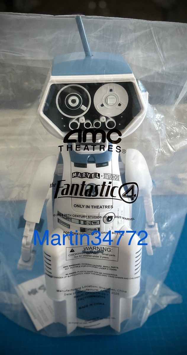 Fantastic Four First Steps HERBIE Tumbler Snack Popcorn Bucket