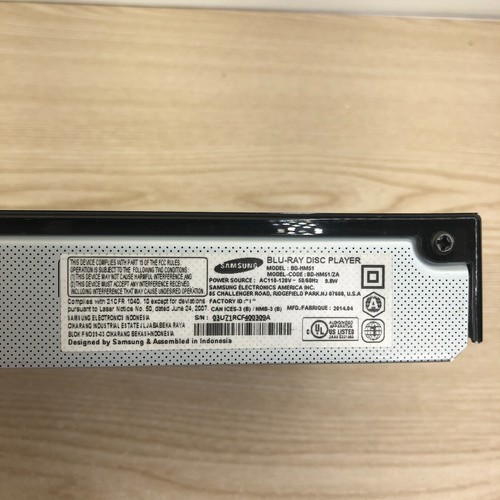 💿📀Samsung BD-HM51 Blu-Ray DVD Player Tested Works📀💿 NO REMOTE - Picture 6 of 7