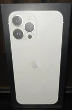 iPhone 13 Pro Max 128 GB Silver Unlocked, Empty Box