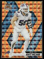 2025 Panini Mosaic #241 Matt Milano Mosaic Orange #/199