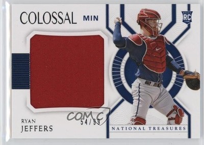 2021 National Treasures Colossal Materials 54/99 Ryan Jeffers Rookie RC 17hq