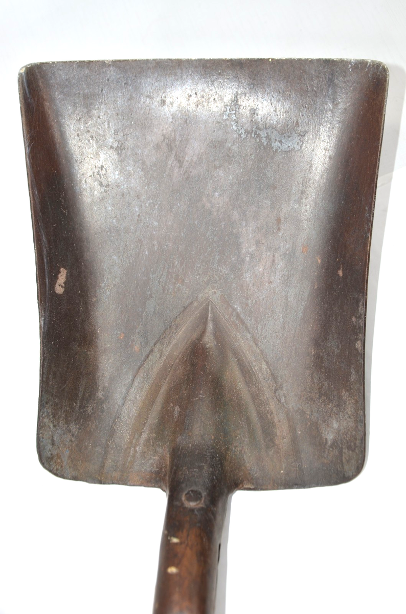 Wooden D Handle Coal Shovel Vintage 1930s 37” Nileb NO 2 Montana